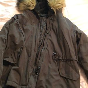 Zara woman coat soft size M